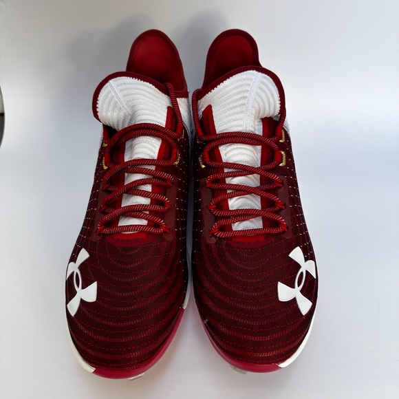 Brand New Mens UNDER ARMOUR BRYCE HARPER 4 LOW METAL BASEBALL CLEATS Size 15 - Picture 3 of 4